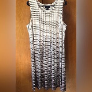 Cream & Brown Polka Dot Dress XL